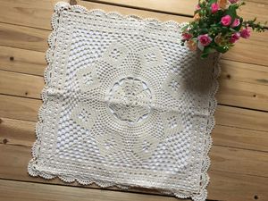 Pillow MINDPLUS Cotton HandMade Crochet Cover Pillowcase 45x45cm HD133