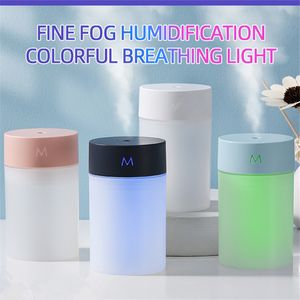 260 ml luftfuktare ultraljudsmini aromaterapi diffusor bärbar sprayer USB eterisk olja atomizer LED -lampa för hemmabil