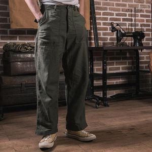 Calça masculina utilidade de fadiga masculina calça militar Sateen Exército Verde