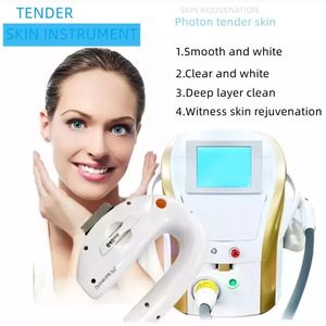 OPT Multi-functional Golden Appearance High-efficiency 2-in-1 ND YAG Laser Facial Wrinkle Lifting Skin Multi-mode Safety Cosmetic Instrument 1/2 Handle