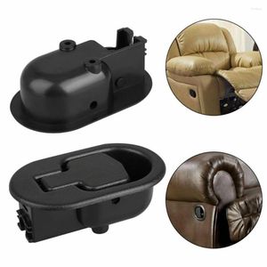 Chair Covers 1X Black Oval Pull Handle Replacement Sofa Couch Release Recliners Lever Parts Hardware