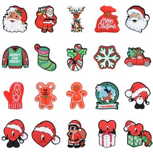 Toptan Özel Lüks PVC Toplu Çocuklar Kötü Tavşan Noel Croc Charms