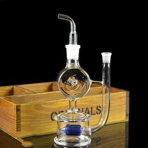 Thickened color rotary windmill glass hookah accessories cigarette set with cigarette pot bong