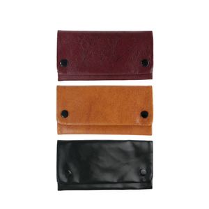 PU Leather Tobacco Pouch Bag smoke pipe accessory Cigarette Holder Waterproof Smoking Paper Wallet Bags Portable Tobacco Storage