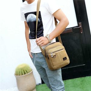 حقائب HBP Mens Messenger Bags حقيبة كتف الرجال حقيبة كورية من القماش غير الرسمي Bagi Bagi Wallet Collection Man Man