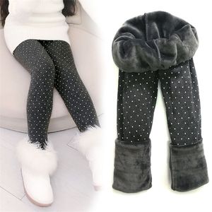 Trousers Children Pants Autumn Winter Kids Baby Leggings Colorful Print Dots Girls Pants 2201006