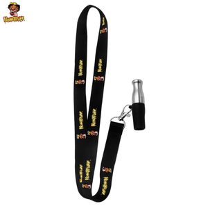 smoke pipe accessory Lanyard Hookah Nozzle Shisha Stainless Steel Mouthpiece Bullet Shape Neck Strap Metal Drip Tip Portable Hookahs Shisha Tips