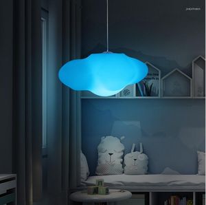 Подвесные лампы северные простые творческие облачные люстры детская комната детская комната