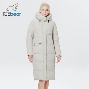 Women Down Parkas Winter Women Owear Parka Super Long ciepłe i wiatroodporne zamek błyskawiczny płaszcz zimowe kurtki GWD22598i 220930