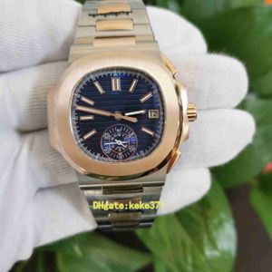 Relógios masculinos BPF de qualidade perfeita 40,5 mm 5980 / 1R-001 5980 dois tons rosa ouro cronógrafo eta 7750 movimento mecânico automático masculino relógios de pulso Mr.