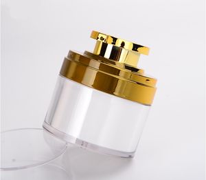 Guld 30/50G Luftfri pumpflaskor Tomt Akryl Cream Bottle Refillable Cosmetic Container Portable Travel Makeup Tools