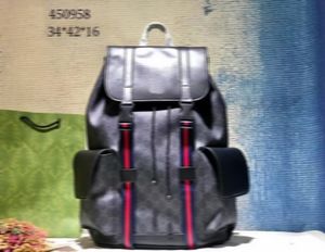Klasik sırt çantası lüks tasarımcı totes el çantası kadın erkekler okul çantası moda gerçek mektup sırt çantası seyahat açık çantası