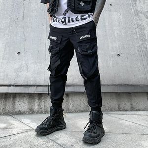 Männer Hosen Fracht Männer Schwarz Hip Hop Streetwear 2022 Mode Männlichen Jogger Jogginghose Casual Harem Hosen Harajuku Kleidung männer