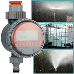 Watering Equipments KESLA Ball Irrigation Timer Automatic LCD Electronic Water Tank Controller Irrigator for Home Garden Greenhouse 220930