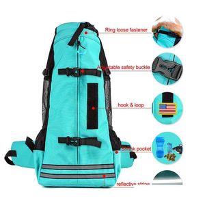 Trasportino per cani Portatile Pet Dog Carrier Outdoor Puppy Shoder Bag Borsa da viaggio Zaino da trasporto per cani di piccola taglia Gatti Chihuahu Jllrbm Dr Dhotb