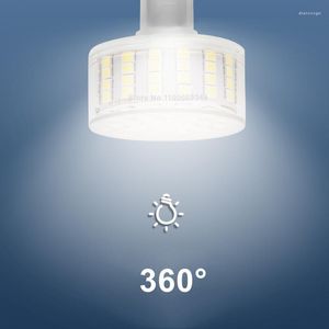 E14 G9 LED-Glühbirne, dimmbar, AC 220 V, 360°, kein Flimmern, Lampe, Kronleuchter, ersetzt 80 W Halogenbeleuchtung