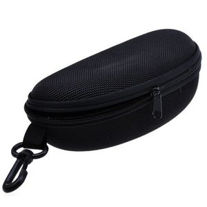 Sunglass Protection Box Eyewear Cases Oxford Cloth Black Color Zipped Glasses Case Optional Cloth