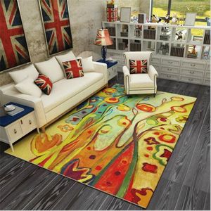 Carpets Creative H Pastoral Style Modern Soft Carpet For Living Room Bedroom Kid Play Delicate Rug Home Floor Fashion Study Mat