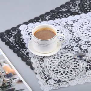 Table Mats Household Products PVC Mat Solid Color Waterproof Oil-proof El Non-slip Heat Insulation Food