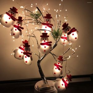 Weihnachten Dekorationen Baum Decor LED Girlande String Licht Schneemann Frohe Für Home 2022 Cristmas Ornament Navidad Geschenke