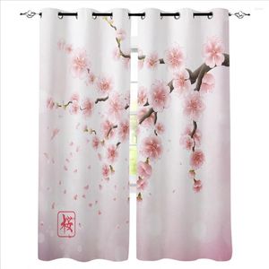 Tenda Tende oscuranti rosa prugna per soggiorno Camera da letto Tende per il trattamento delle finestre Tende finite Cucina Decorazioni per la casa