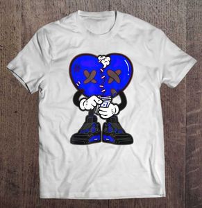 Herr t-shirts racer blå 5s tee heartbreak cry skor droppande 5 droppande blå t shirt topp anime klädkläder t-shirts estetiska kläder t221006