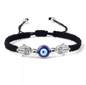 Pulseiras clássicas de olhos turcos azuis para mulheres para mulheres Mão de Fátima Lucky Red Red Raed Chain Bracelets feminino jóias artesanais