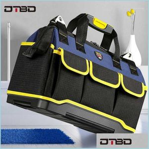 Werkzeugtasche Werkzeugtasche Elektriker Werkzeuge Zimmerei Hardware Reparatur Tragbare Aufbewahrung Organizer Box Arbeit Schraubenschlüssel Werkzeugkasten Kitbag Big Toolkit Dhdw3