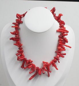 Handgemaakte studio van Nigeria kettingen cm inch natuurlijke koraal chokers ketting accessoires rode charmes voor sieraden maken