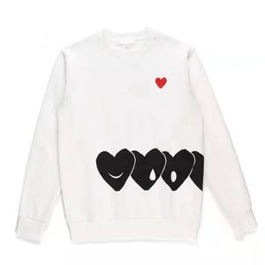 play Felpe con cappuccio da uomo firmate Sun Tide Love Badge Pullover Top da donna in cotone a maniche lunghe con girocollo pm