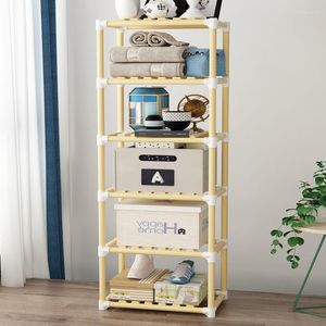 Hooks Multi-Functional Storage Rack Floor Multi-Layer Bedroom Room Bedside Kitchen Shelf Bathroom Toilet Bookshelf