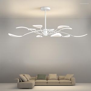 Chandeliers 2022 Modern LED Ceiling Lamps White Simple For Living Room Minimalist Indoor Lighting Bedroom Dining