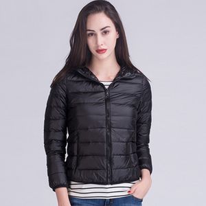 Женские падения Parkas Czjms Black Down Down Coats Women Jupet Jacket с длинными рукавами карманы на молнии Slim теплой женская одежда Мода Осень Зима 220930