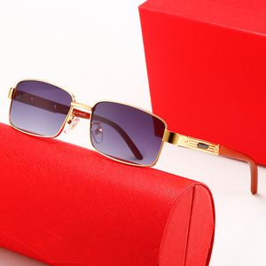 Sonnenbrille Cat Eye Solglas￶gon lyxiga solglas￶gon Glas￶gon Business Brand Carti Original Red Case Back -Formed Needle Design Gafas de Sol Solglas