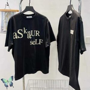 Męskie koszulki Askyurself Wysokiej jakości koszulka 3D Piana nadruk swobodni mężczyźni kobiety pytają koszulki T221006