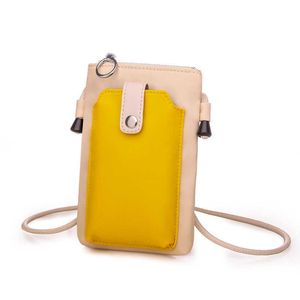 HBP Small Bag Women 2023 Nya Crossbody -v￤skor Vertikal Mini Fashion Versatile Neck Sports Mobile Bagi Certificate Midje Bagl