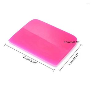 Car Sponge cm cm Pink Scraper Soft Rubber Squeegee Tint Tool Glass Water Wiper Styling Sticker Accessories Window Film Card