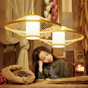 Lâmpadas pendentes Compilação japonesa Compilação Luzes LED LUZES QUARTO SALA DE ESTABELA Restaurante Decoração de iluminação Lâmpadas de lâmpada de suspensão