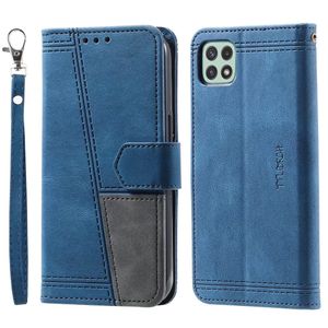 Casos de telefone de couro PU para Samsung Galaxy S24 S23 S22 S21 S20 Note20 Ultra Note10 Plus Retro Splicing Wallet Flip Kickstand Case com slots de cartão