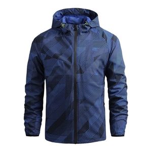 Mensjackor Spring och Autumn Coats Multicolor Brand Casual Loose Outdoor Sports Hooded Zipper Man Designer Clothing 220930
