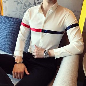 Мужские повседневные рубашки азиатские бренды Mens Mens Brand Fashion Own Dow