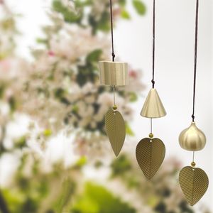 Party Favor Pure Copper Wind Bell Pendant Exquisite Creative Home Balcony Bedroom Wind Car Birthday Gift Supplies LT077