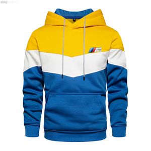 Hoodies Fashion Bmw m Brand Stitching Hoodie Men's Sweater Sports and Leisure Printing 2022 Men/women Xs-4xl