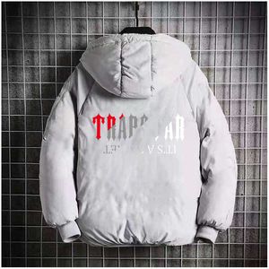 Мужские пуховые парки Limited New Trapstar han'guoМужская одежда пуховик XS-4XL Мужчины Женщины модное пальто мужской хлопковый брендовый топ G220930