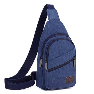 HBP HBPBag 2023 new men's chest Bag Canvas Bags Messenger Baga mens bagi shoulder bagy chest backpack leisure waist bagl blue