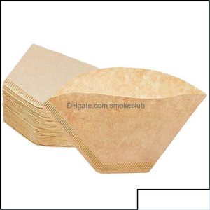 Coffee Filters Coffeeware Kitchen Dining Bar Home Garden Coffee Filters 200 Piece Set No. 02 Filter Cone Paper Natural Unbleached Dhv6Q