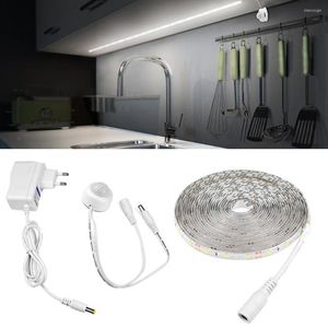 Strips Smart ON/OFF Flexible 12V LED Strip Light Waterproof Wireless Motion Sensor Night Lamp For Home Bedroom Backlight Decor Lighting