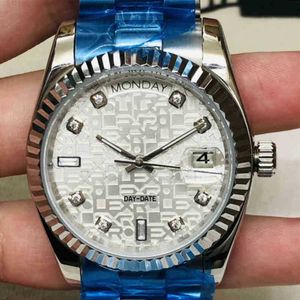 Superclone Datejust Luxury Mens Mechanical Watch Automatic Log Tooth White Electric Table Genève för män armbandsur