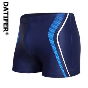 Men's Swimwear Datifer 2021 Male Swimming Short Beach Elastic Breathable Boxer Shorts Quik Dry Swimsuit Size XXL J220913