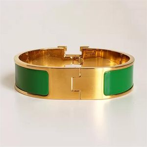 2022 Top sale designer design bangle bracelet jewelry stainless steel gold buckle bracelets fashion man men and women bangles multi colors 17 19 size with flannel bag